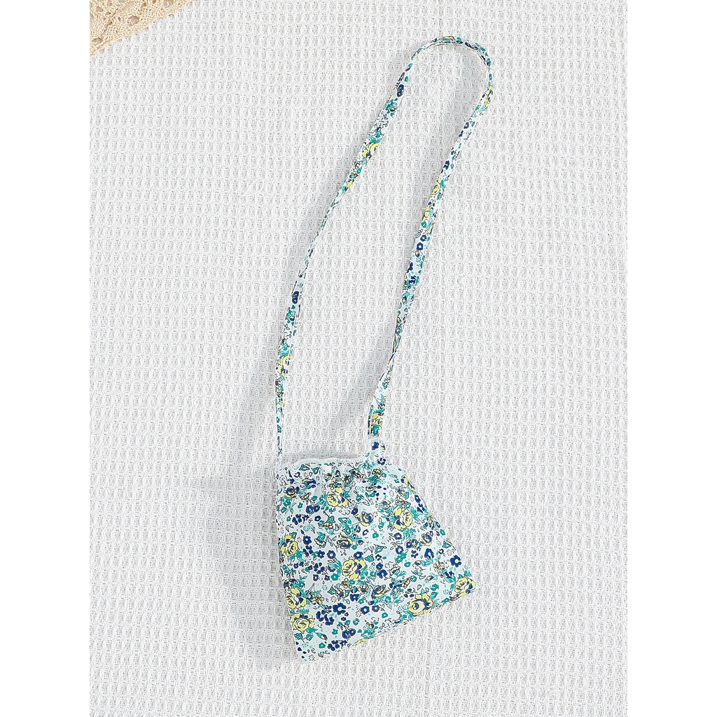 Váy xinh bé gái 4-7 Tuổi đầm công chúa Phong Cách Không Tay Cài Nút Họa Tiết Hoa Nhỏ thời trang mùa hè cho bé trẻ em