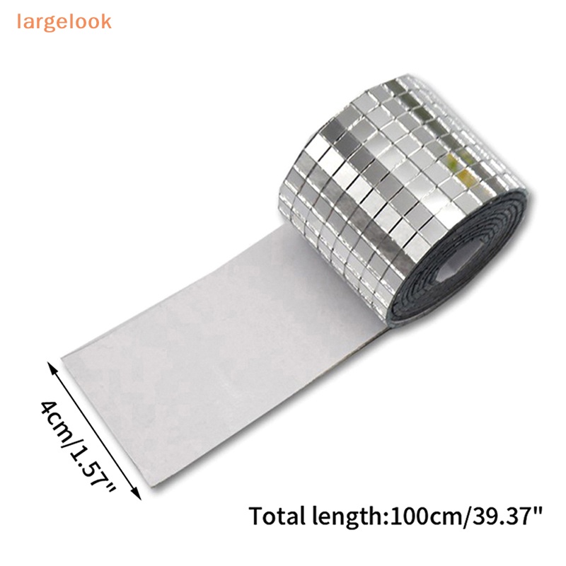 Gương Dán Trang Trí Cửa Kính Hình Tròn / Vuông Mini Tiện Dụng