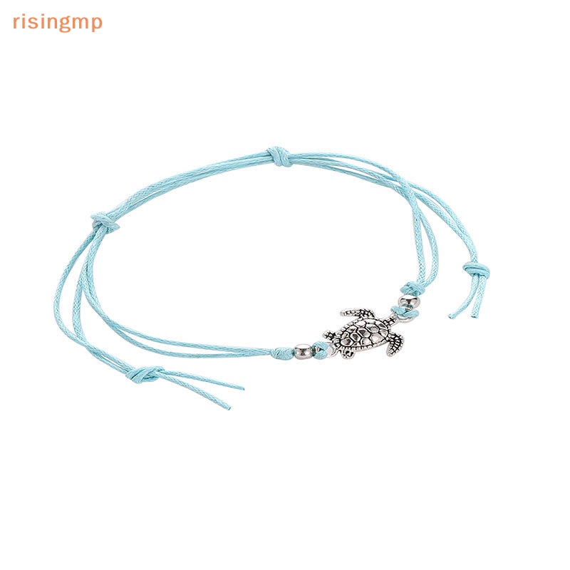 [risingmp] Lắc Chân Dệt Kim Hình Rùa Phong Cách Vintage Mùa Hè Cho Nữ