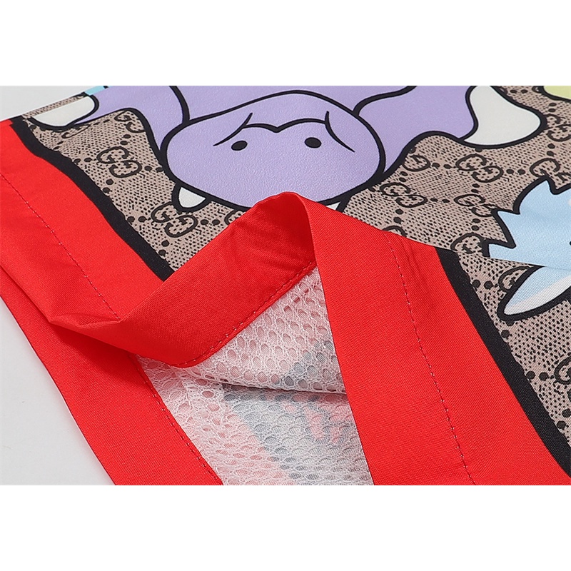 Bán Chạy Nhất G &amp; U Quần Short Dáng Rộng Lưng Thun In Họa Tiết Động Vật Có Size Lớn Cho Nam Và Nữ