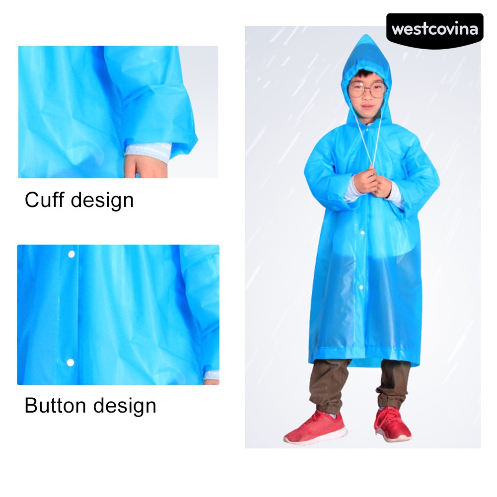 [COD]☁Áo Mưa Dây Rút Chống Nước Có Mũ Trùm Dùng Một Lần Tiện Dụng