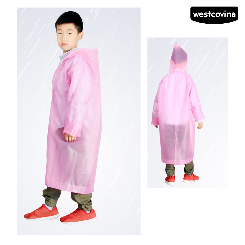 [COD]☁Áo Mưa Dây Rút Chống Nước Có Mũ Trùm Dùng Một Lần Tiện Dụng