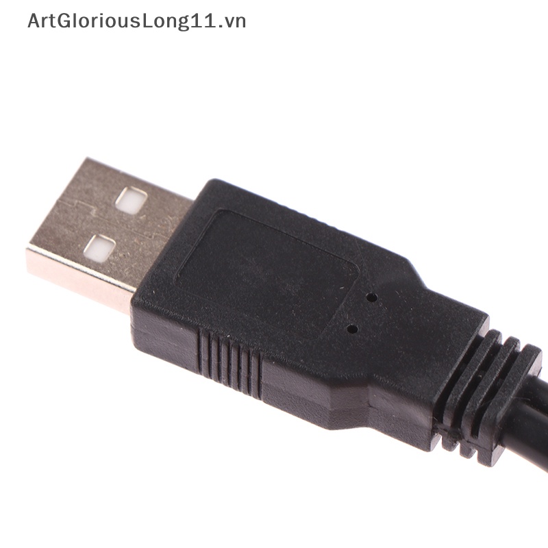 1 Dây Nối Dài Chuyển Đổi Cổng Cắm 15 / 30cm Sang 2 Ổ Cắm USB 2.0 Chuyên Dụng