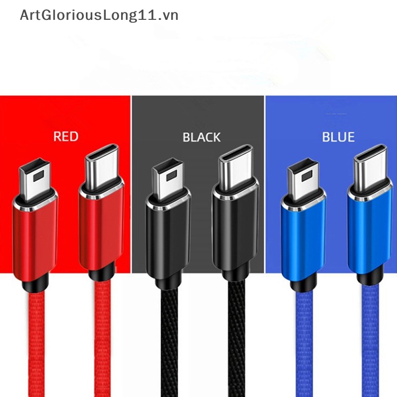 Dây Cáp Sạc Nhanh Truyền Dữ Liệu Đầu USB Type C Sang Mini USB 2.0