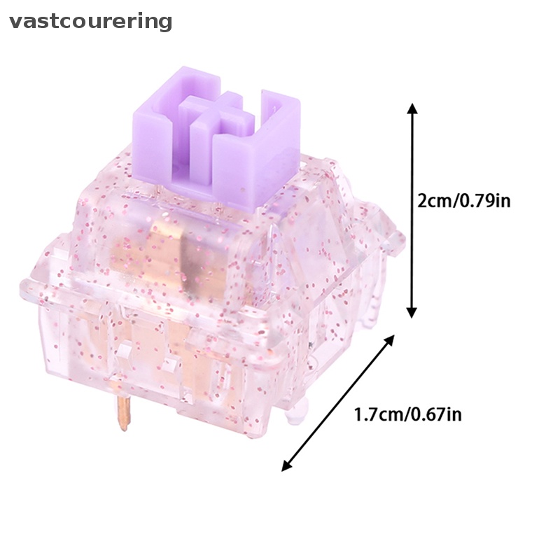 Công Tắc Bật / Tắt 5pin RGB 30g 45g 62g 67g 80g force mx clone Cho Bàn Phím Cơ 60m