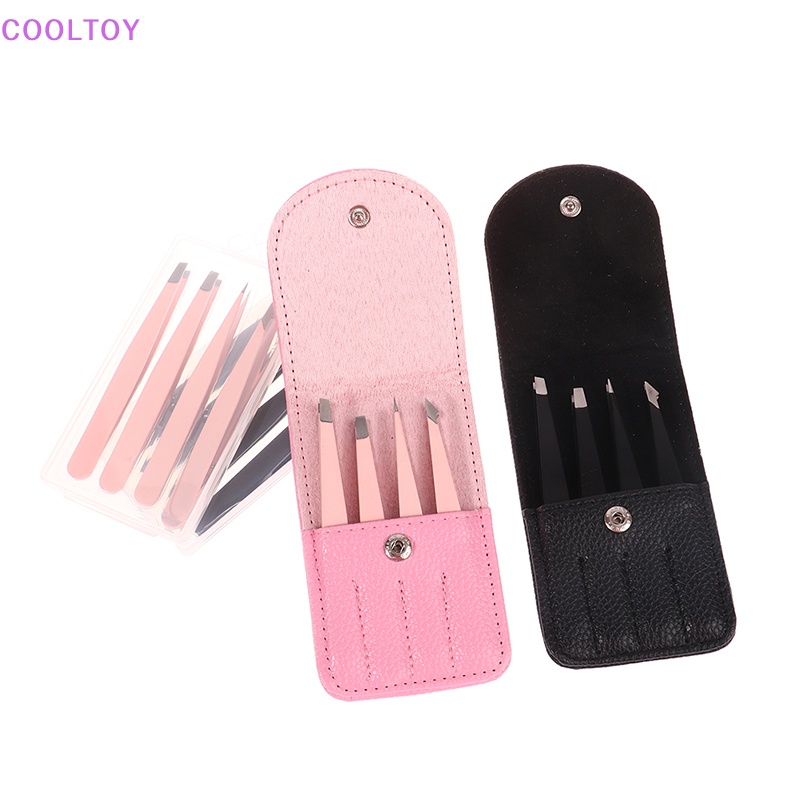 Set 4 Nhíp Nhổ Lông Mày Chuyên Nghiệp