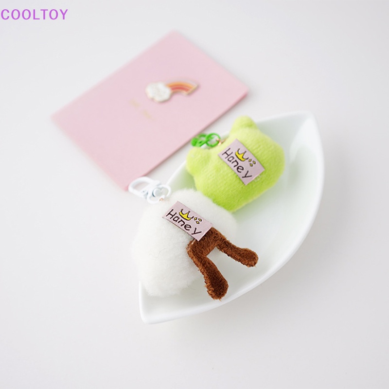 Móc Khóa Hình Thỏ Nhồi Bông Dễ Thương Sáng Tạo