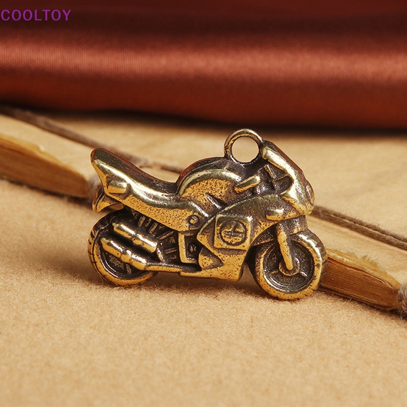Phụ Kiện Móc Khóa Bằng Đồng Thau Hình Tượng Xe Mô Tô COOLTOY