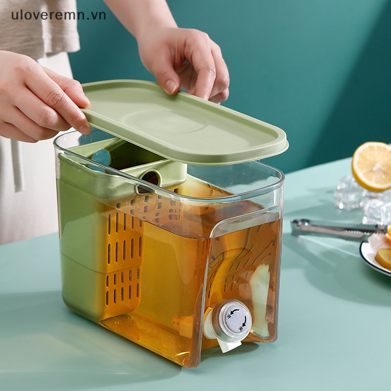 Uloveremn Bình Đựng Nước Lạnh Có Vòi Rót Tiện Dụng