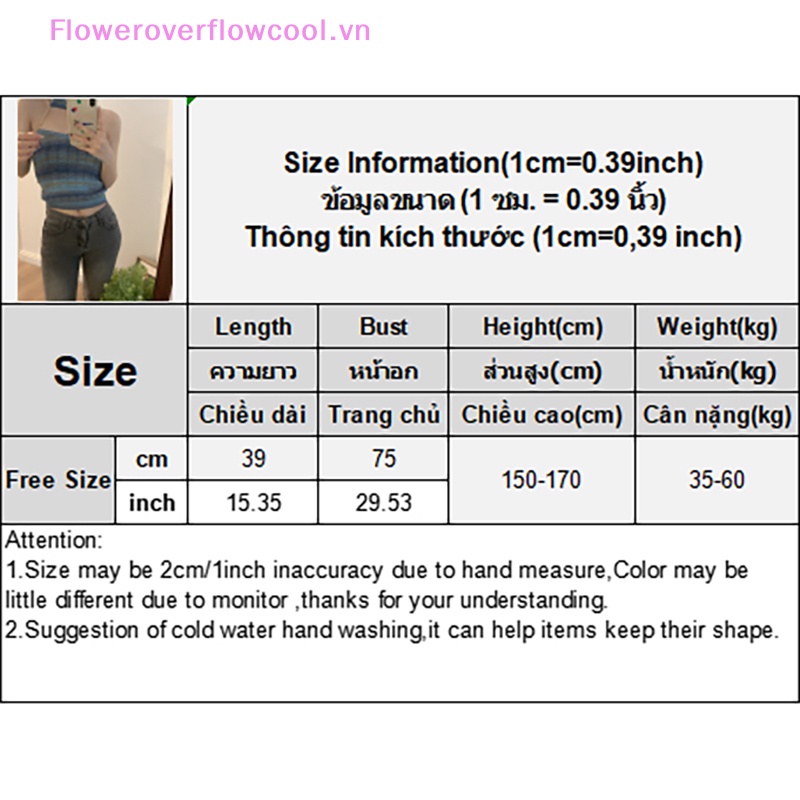 Áo Hai Dây Dệt Kim Màu Gradient Quyến Rũ Thời Trang Mùa Hè Cho Nữ