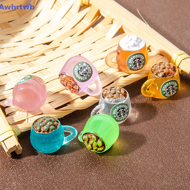 Bộ 5 Cốc Uống Nước Bằng Nhựa Resin Dùng Trang Trí Sổ Tay / Điện Thoại Diy Mới