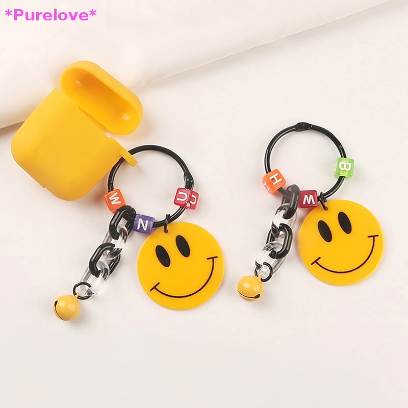 Móc Khóa Hình Mặt Cười Dễ Thương Trang Trí Ba Lô / Túi Xách Mới