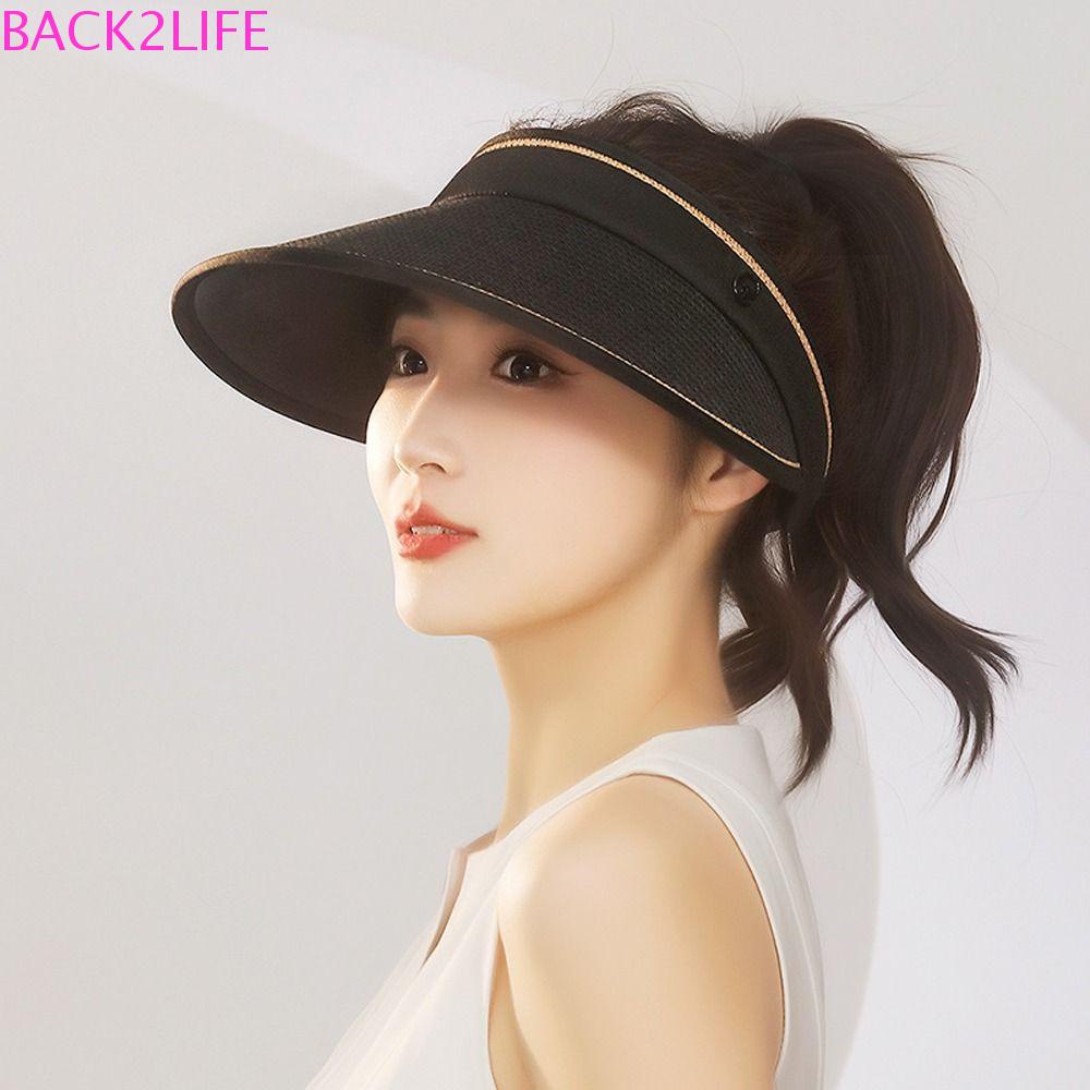 Nón Rộng Vành Hở Chóp Chống Tia UV Thời Trang Mùa Xuân Dành Cho Nữ 2life