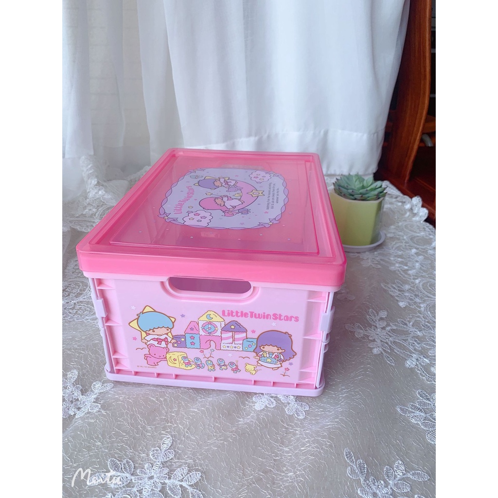 Hộp Đựng Mỹ Phẩm Để Bàn Hình Hello kitty / Cún Melody / Chó Gemini Kuromi Cinnamon Đáng Yêu