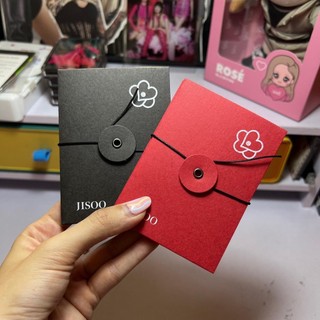 [ME] JISOO PHOTO CARD FOLDER (Set 4 card bo góc kèm folder Jisoo)