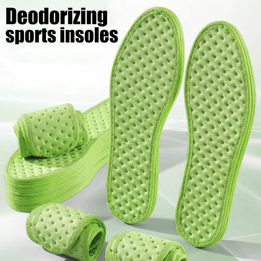 Đệm Lót Giày Khử Mùi Siêu Mềm Dày Dặn Thoáng Khí Giảm Đau Thấm Hút Mồ Hôi Cho Nam Và Nữ