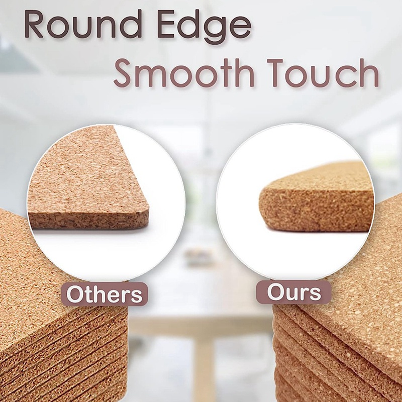 Đế Lót Ly Bằng Nút Bần Kích Thước 8 Inch Chịu Nhiệt Tốt Tiện Dụng