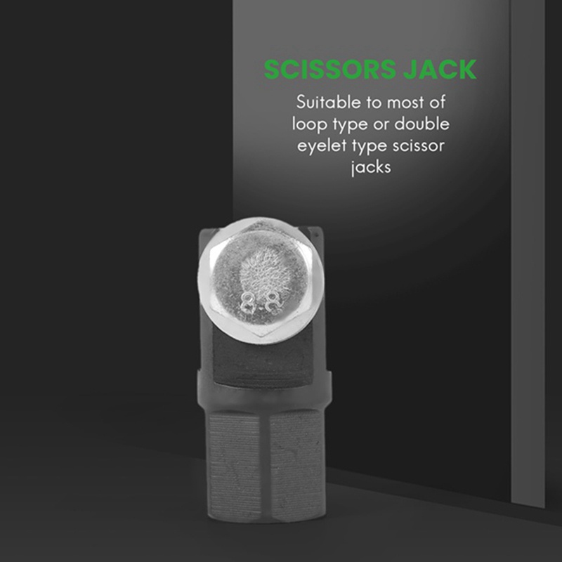 Bộ 2 Dụng Cụ Cờ Lê IJA001 1 / 2 Inch Bằng Kim Loại Màu Đen Chuyên Dụng