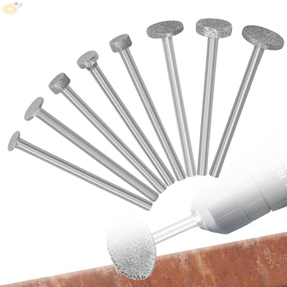 【VARSTR】Professional Diamond Grinding Head Burrs for Stone Carving and Polishing 2 Pack with 3mm Shank