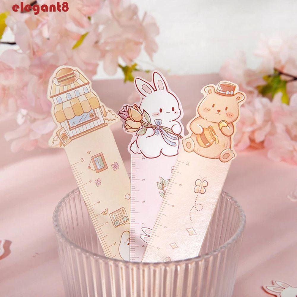 Thước Kẻ Đánh Dấu Trang Sách Hình Động Vật Hoạt Hình Dễ Thương