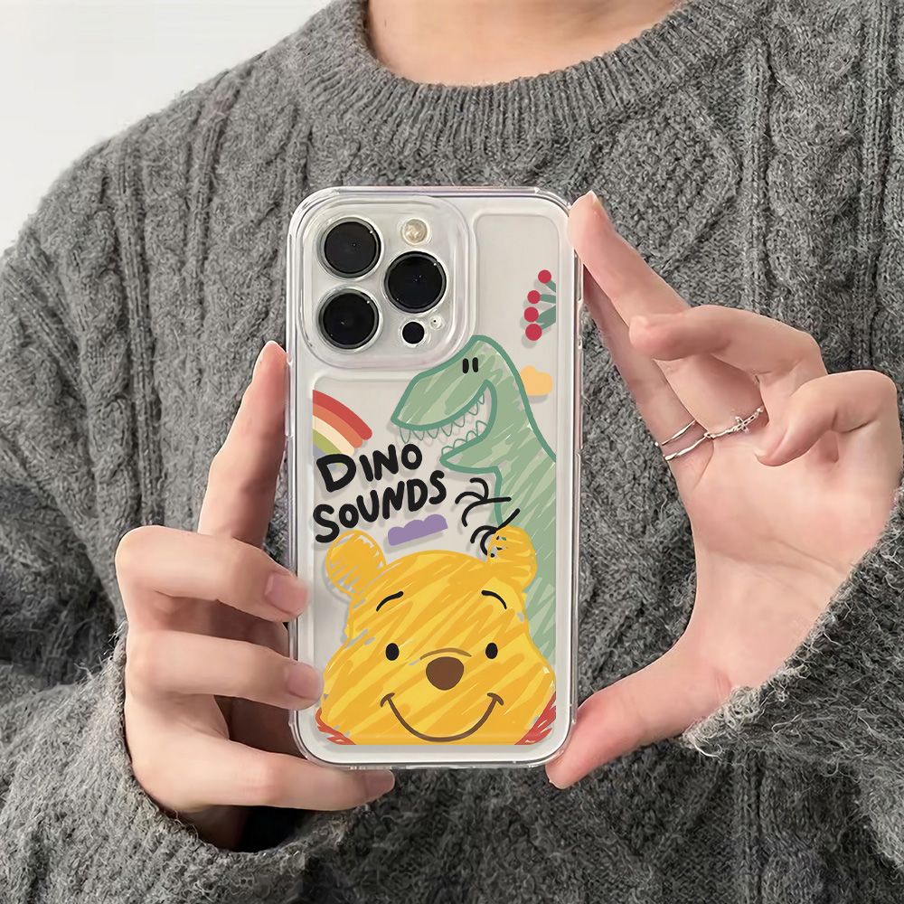 ✅Ốp Điện Thoại Mềm Chống Sốc In Hình Gấu Pooh Cho Iphone 11plus Max6In 14pro13 78 12 6NF0