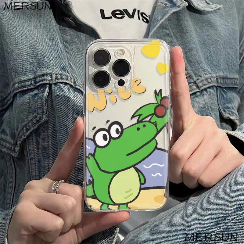 ✅Ốp Điện Thoại Dẻo Họa Tiết Cá Sấu Đơn Giản Chống Sốc Cho iPhone12 max1311 6In7814Pro plus