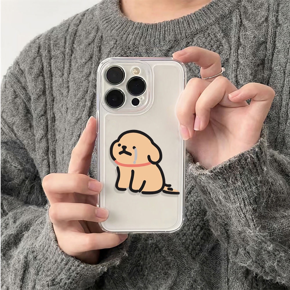 ✅Ốp Điện Thoại Tpu Dẻo In Hình Chó Vàng 6In Chống Sốc Cho Iphone 1278 Plus 13 14 Pro 11