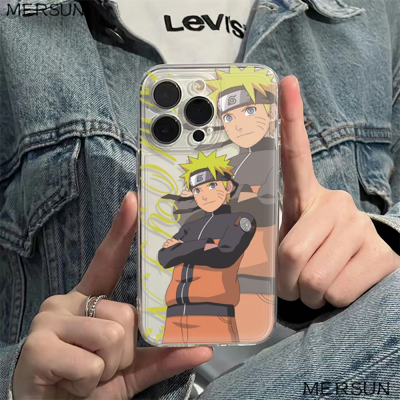 ✅Ốp Điện Thoại Dẻo Họa Tiết Hoạt Hình Naruto Đơn Giản Chống Sốc Cho iPhone12 1114pro Max6In78 13