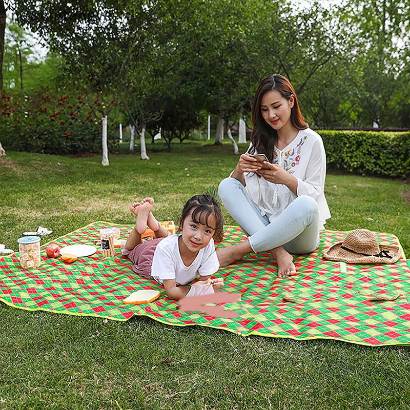 Thảm Dày Gấp Gọn Chống Thấm Nước 200cm * 200cm In Họa Tiết Hoa Đa Ứng Dụng