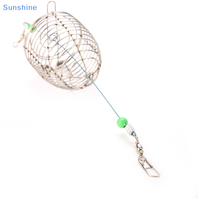 1 Lồng Giữ Mồi Câu Cá Cỡ Nhỏ Bằng Thép Không Gỉ