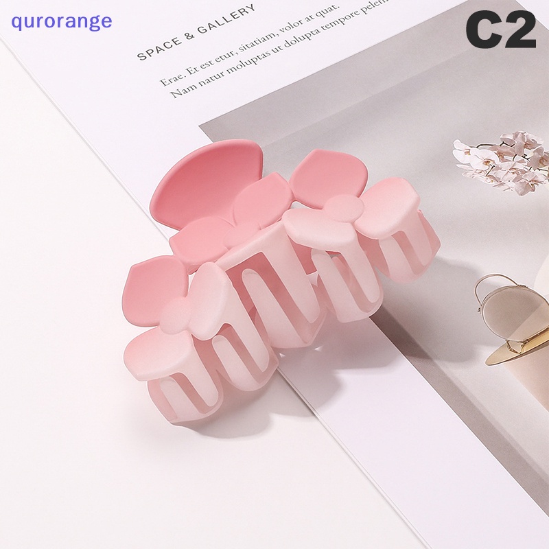Qurorange Kẹp Tóc Đa Năng Hình Hoa Anh Đào Nở Tươi Tắn
