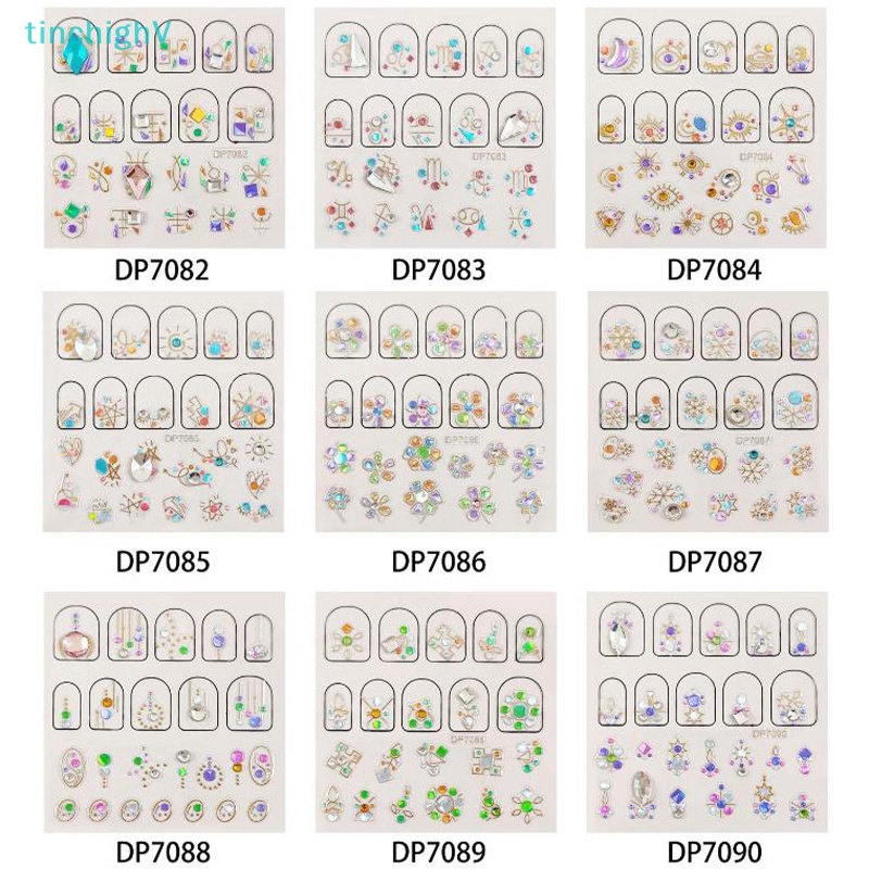 Đinh Tán Đính Đá 3D Trang Trí Móng Tay Nghệ Thuật
