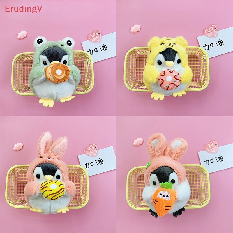 Móc Khóa Hình Chim Cánh Cụt Nhồi Bông Dễ Thương