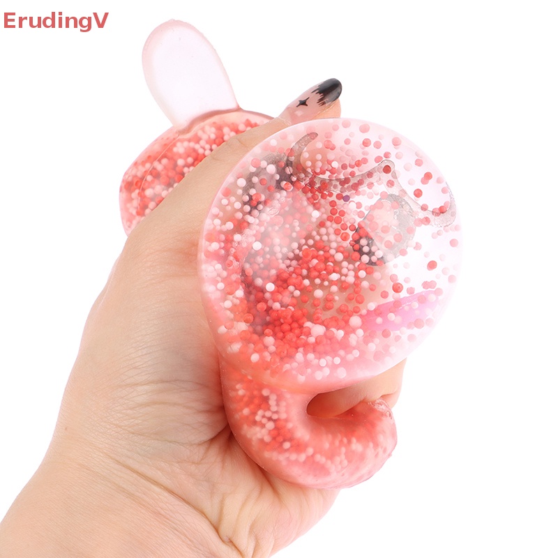 [ErudingV] 1 Đồ Chơi Bóng Bóp Hình Thỏ Phát Sáng [Mới]