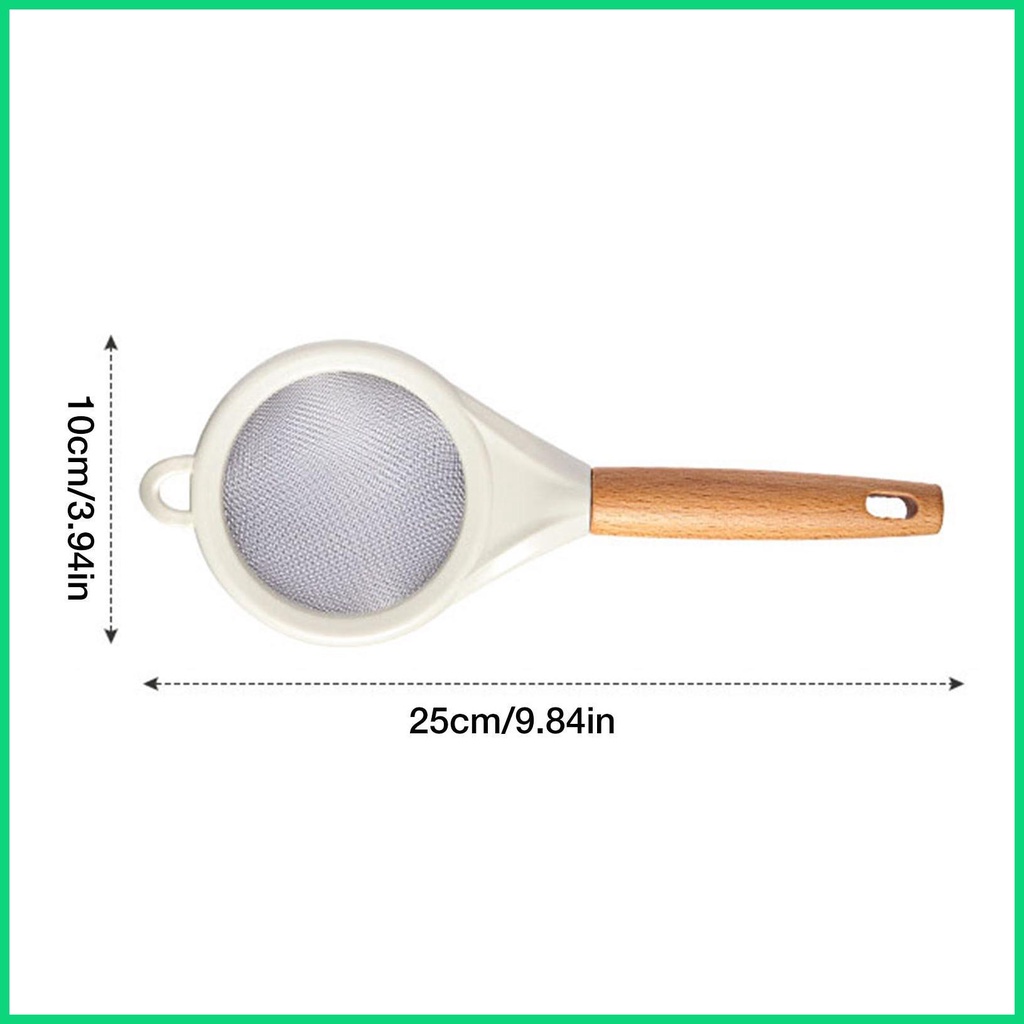 Rây Bột Bằng Thép Không Gỉ Có Tay Cầm Tiện Dụng Cho Nhà Bếp