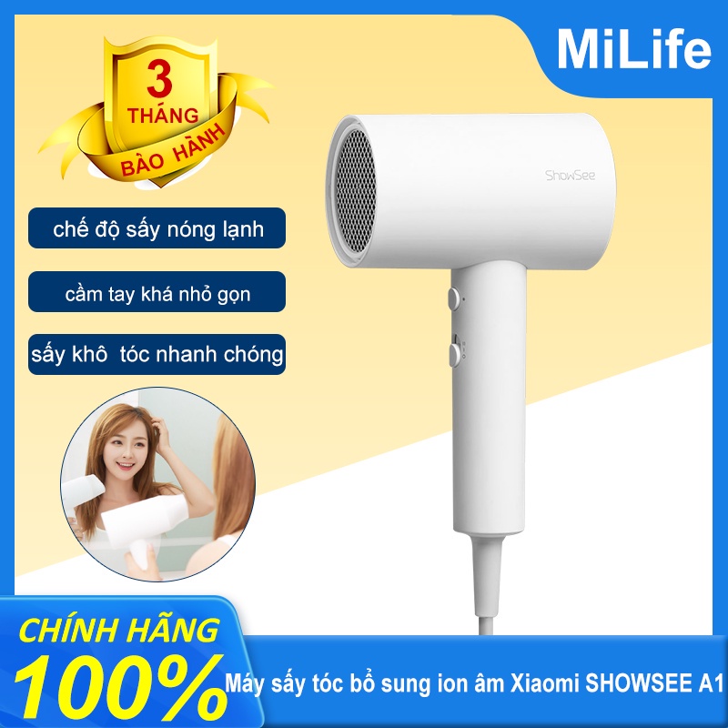 Máy sấy tóc bổ sung ion âm  SHOWSEE A1/Công suất 1800W