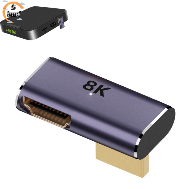 Bộ Chuyển Đổi Hdmi-compatible Hd 8k 60hz Mở Rộng Khuỷu Tay Trước / Sau 8k Cho Hdtvs