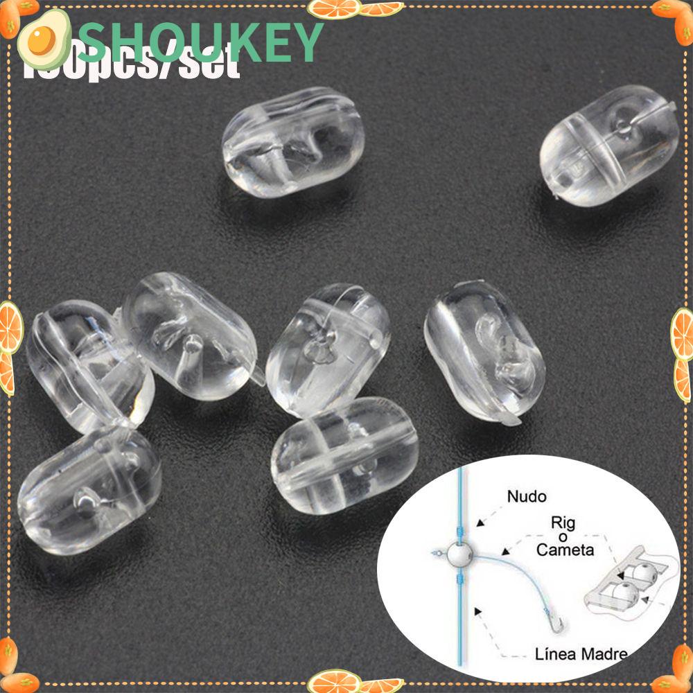 Set 100 Hạt Nhựa 47mm / 50mm Chuyên Dụng Cho Câu Cá