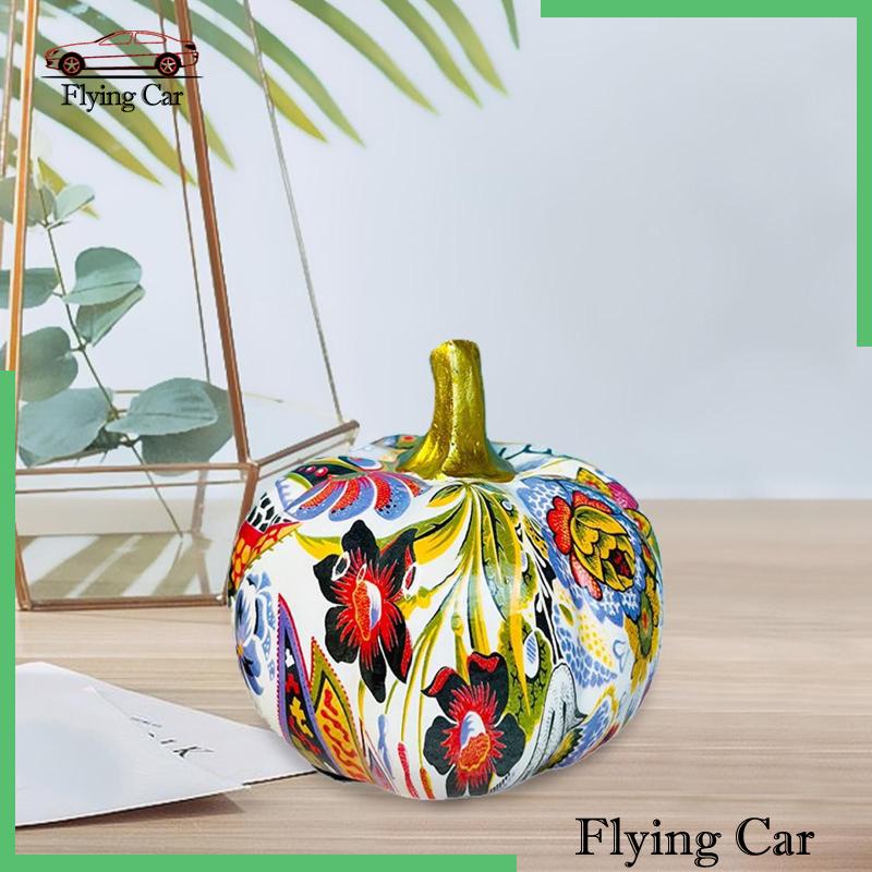 Mô Hình Bí Ngô Nhiều Màu Bằng Nhựa Resin Hiện Đại Lzdjfmy2