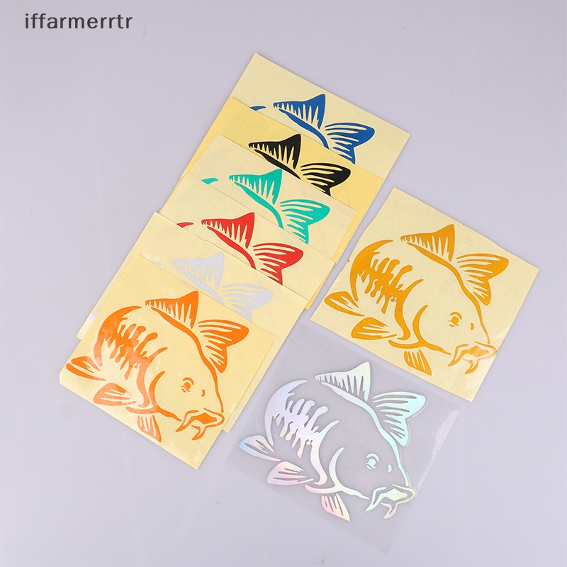 Sticker Vinyl Dán Trang Trí Xe Hơi Hình Cá Chép Thông Dụng