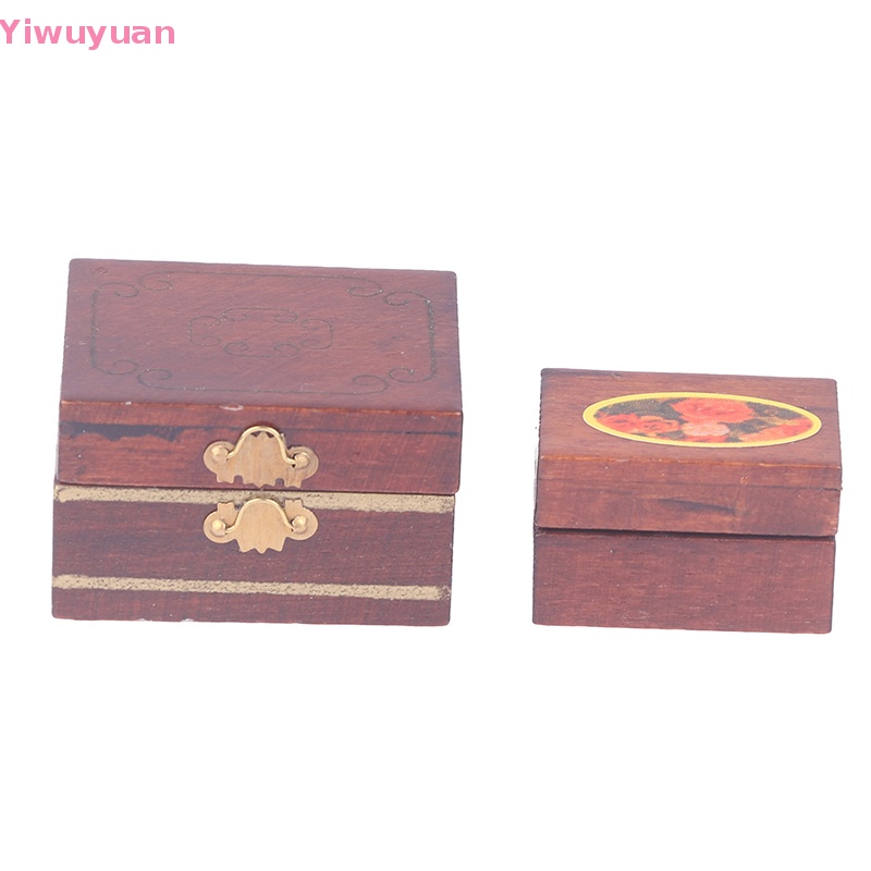 1 Bộ Hộp Trang Sức Mini Cho Nhà Búp Bê
