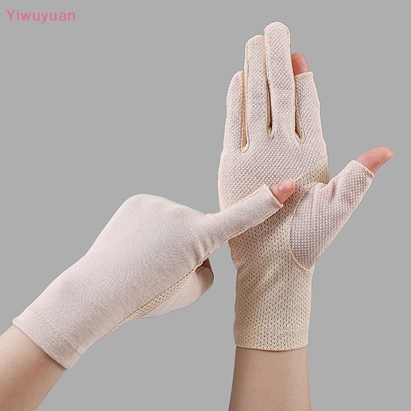 1 Đôi Găng Tay Lái Xe Mỏng Thoáng Khí Chống Tia UV Có Thể Chạm Màn Hình Cảm Ứng Mới