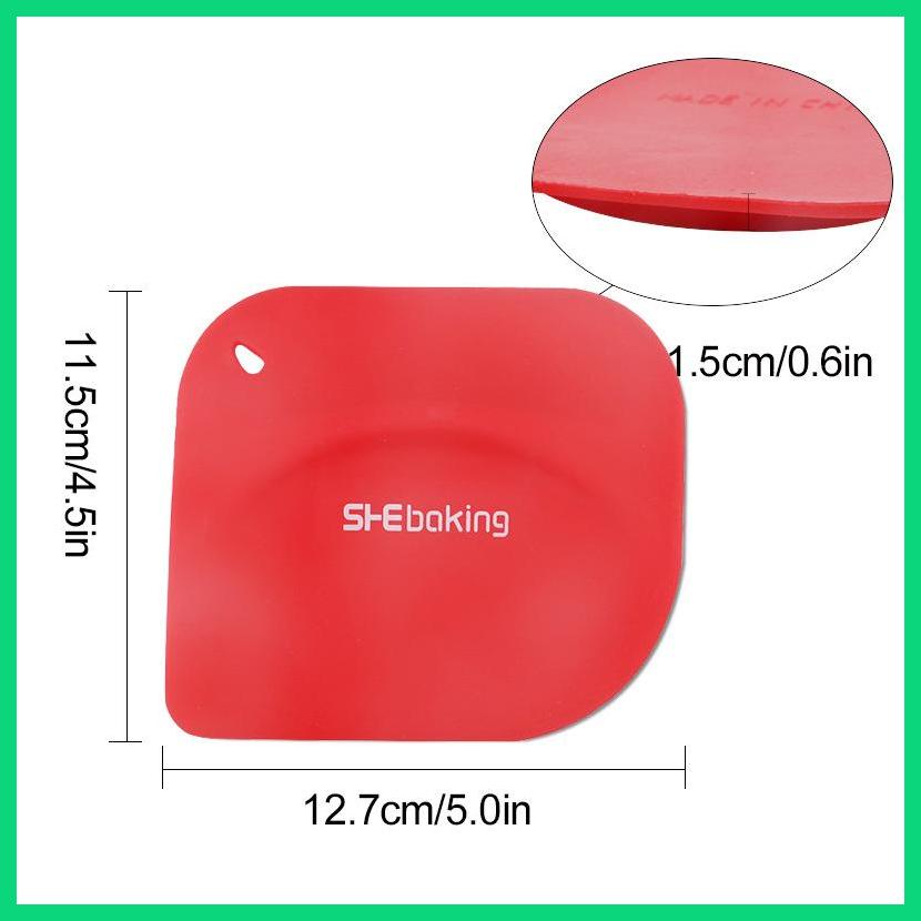 Dụng Cụ Cắt Bánh Mì Bằng Silicone An Toàn Cho Sức Khỏe Có Lỗ Treo Tiện Dụng Cho Nhà Bếp