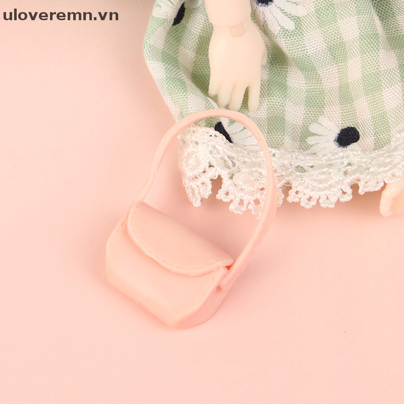 1 Túi Xách Đeo Vai Mini Trang Trí Nhà Búp Bê 1: 12