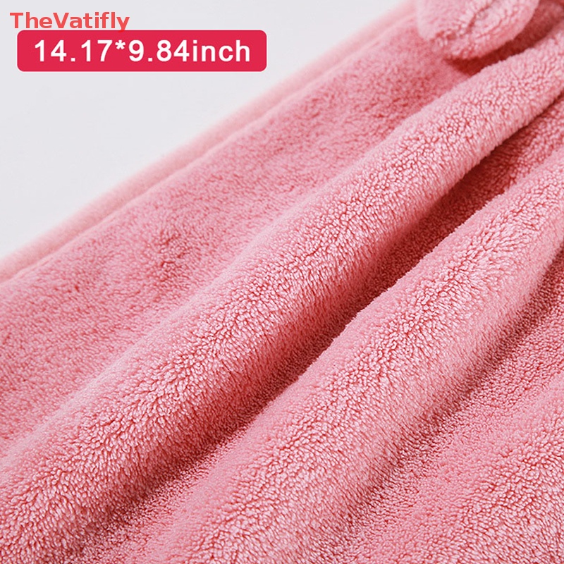 [Thevalifly] Khăn Lau Tay Bằng Lông Cừu San Hô Thấm Hút Nước Hình Động Vật Hoạt Hình Dễ Thương Có Thể Treo Được Cho Trẻ Em