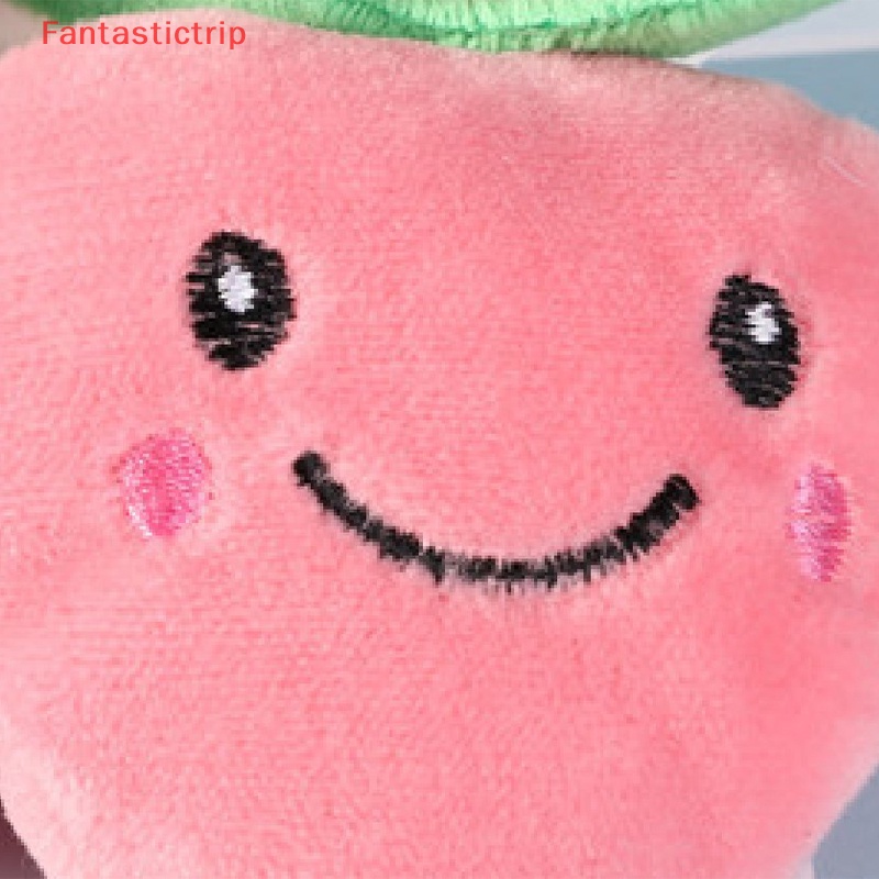 [Fantastictrip] Set 2 Ghim Cài Áo Bằng Vải Bông Hình Trái Cây Hoạt Hình Dễ Thương