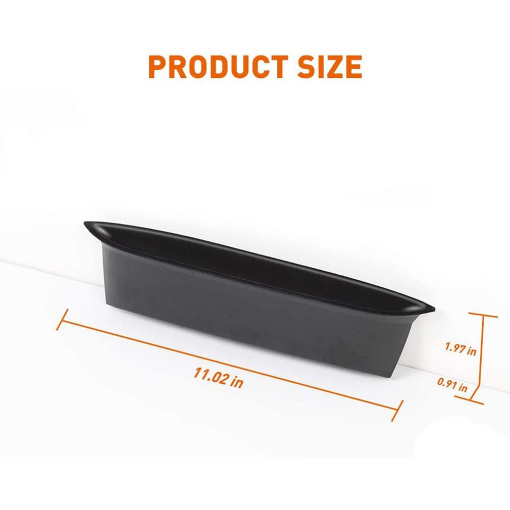 Passenger Grab Tray Storage Box Black Center Console Insert Organizer Car Door Interior For Jeep Wrangler Jk Jku [Q/4]