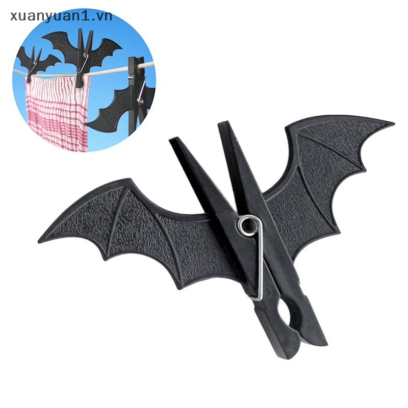 Set 2 Kẹp Phơi Quần Áo Chống Gió Hình Dơi Sáng Tạo