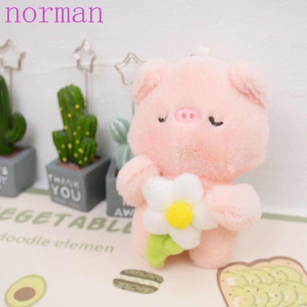 Móc Khóa Heo Nhồi Bông Cotton Mềm Mại Dễ Thương