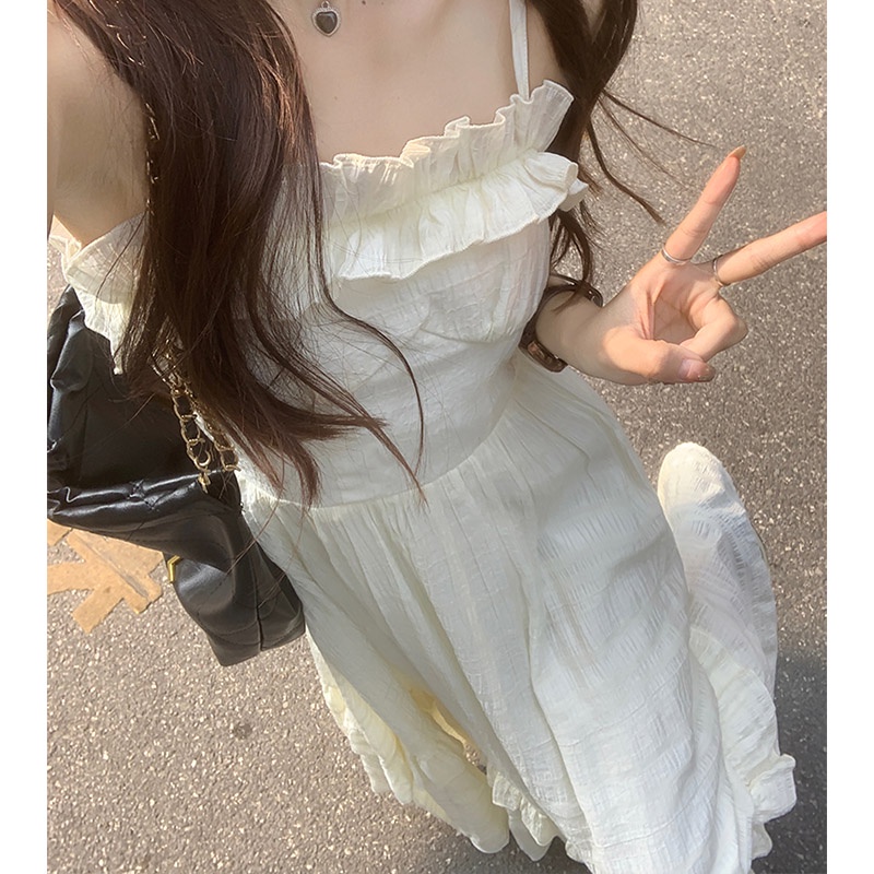 Đầm Hai Dây Thiết Kế Mỏng Kiểu Dáng Mới Thời Trang Mùa Hè Dành Cho Nữ